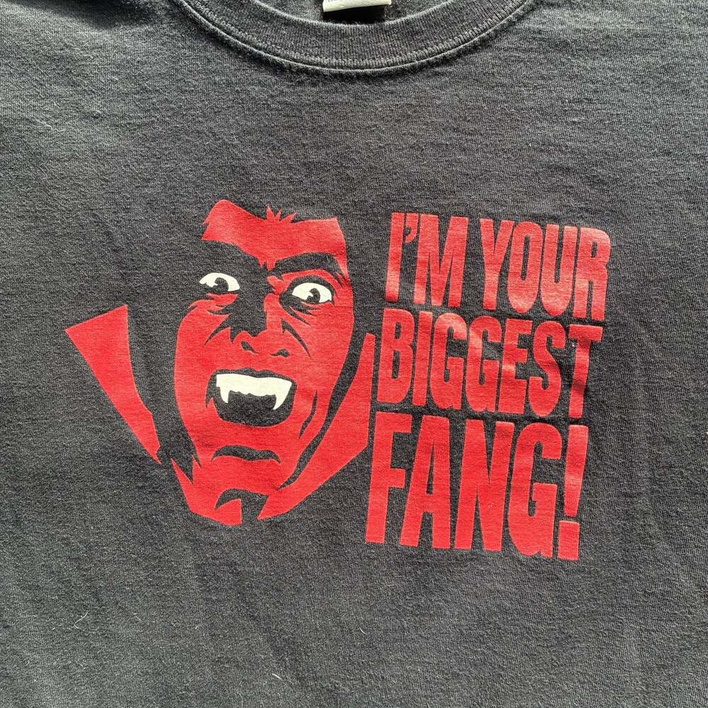 Old Navy 'I'm Your Biggest Fang!' Vampire Graphic T-Shirt - Picture 2 of 5